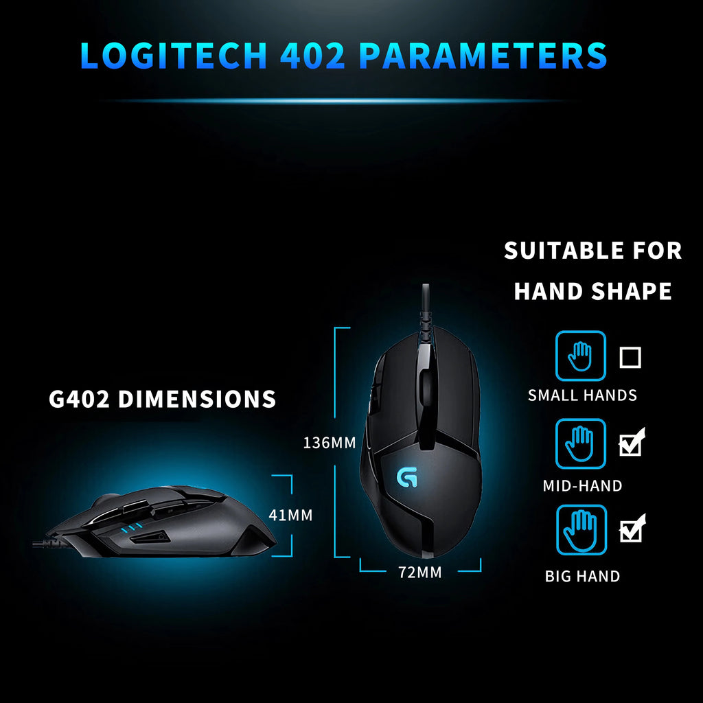 Logitech (G) G402 gaming mouse wired mouse